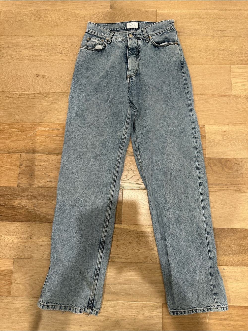 EYTYS Benz Jeans 26x32 100% Cotton in Light Stone Blue Italy